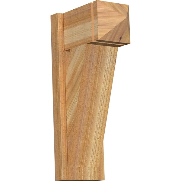 Ekena Millwork Traditional Arts & Crafts Rough Sawn Outlooker, Western Red Cedar, 8"W x 14"D x 26"H OUT08X14X26TRA03RWR - main